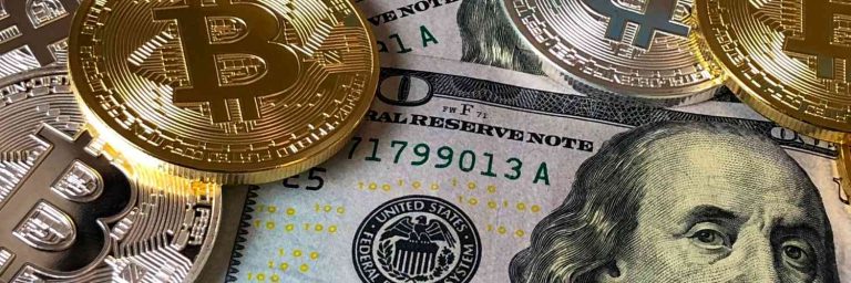BNB Kurs Prognose BTC Münze auf Dollarschein
