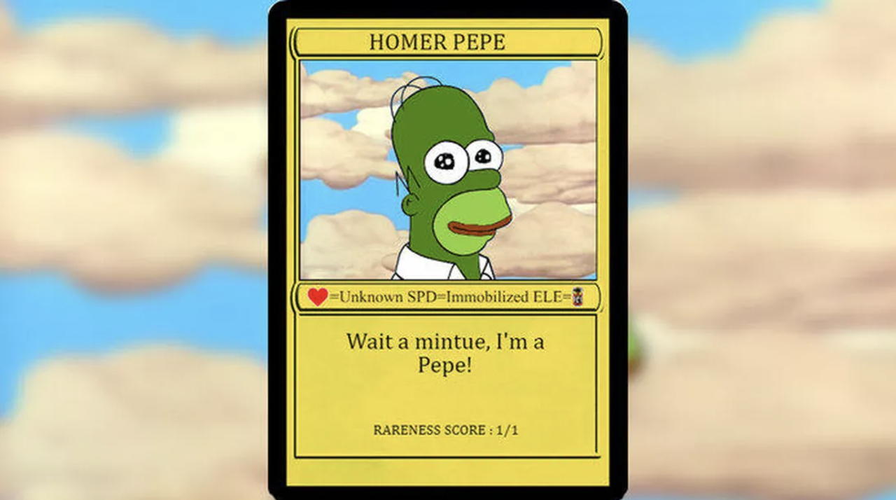 Homer Pepe NFT