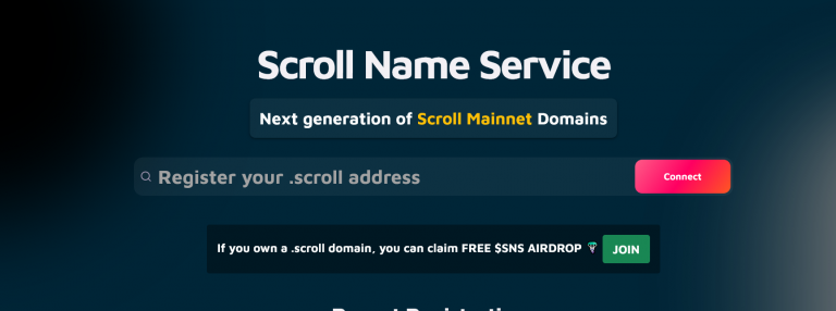 SNS-Airdrop-Alarm: The Scroll Name Service (SNS) Airdrop: Schnappe dir jetzt deine $SNS-Token!