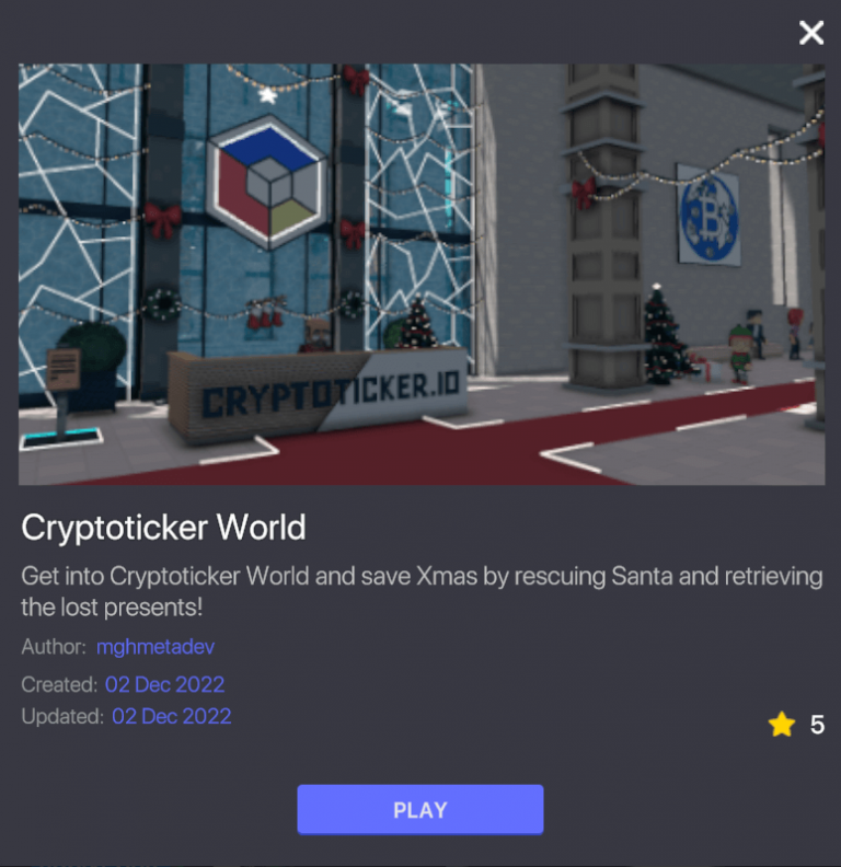 Visit CryptoTicker Offices in The Sandbox Metaverse! Here’s How…